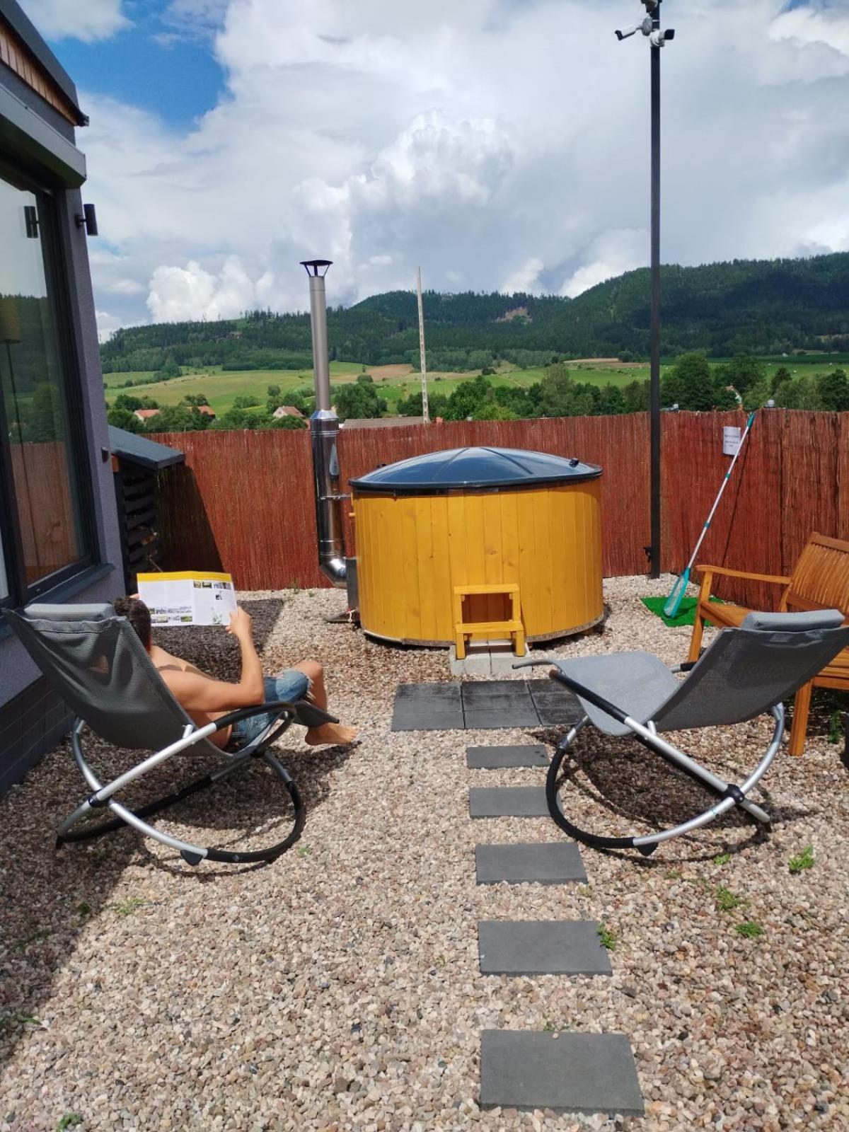 Rajska Polana Domki Premium ,Na Odludziu Z Prywatna Balia Z Jacuzzi I Sauna ,Cisza,Rowery Elektryczne,Gory,Astroprzygoda,- Adrspach, Skalne Miasto, Zamek Ksiaz,Andrzejowka,Karpacz, Sniezka,Janskie Laznie,Pec Mieroszow Esterno foto