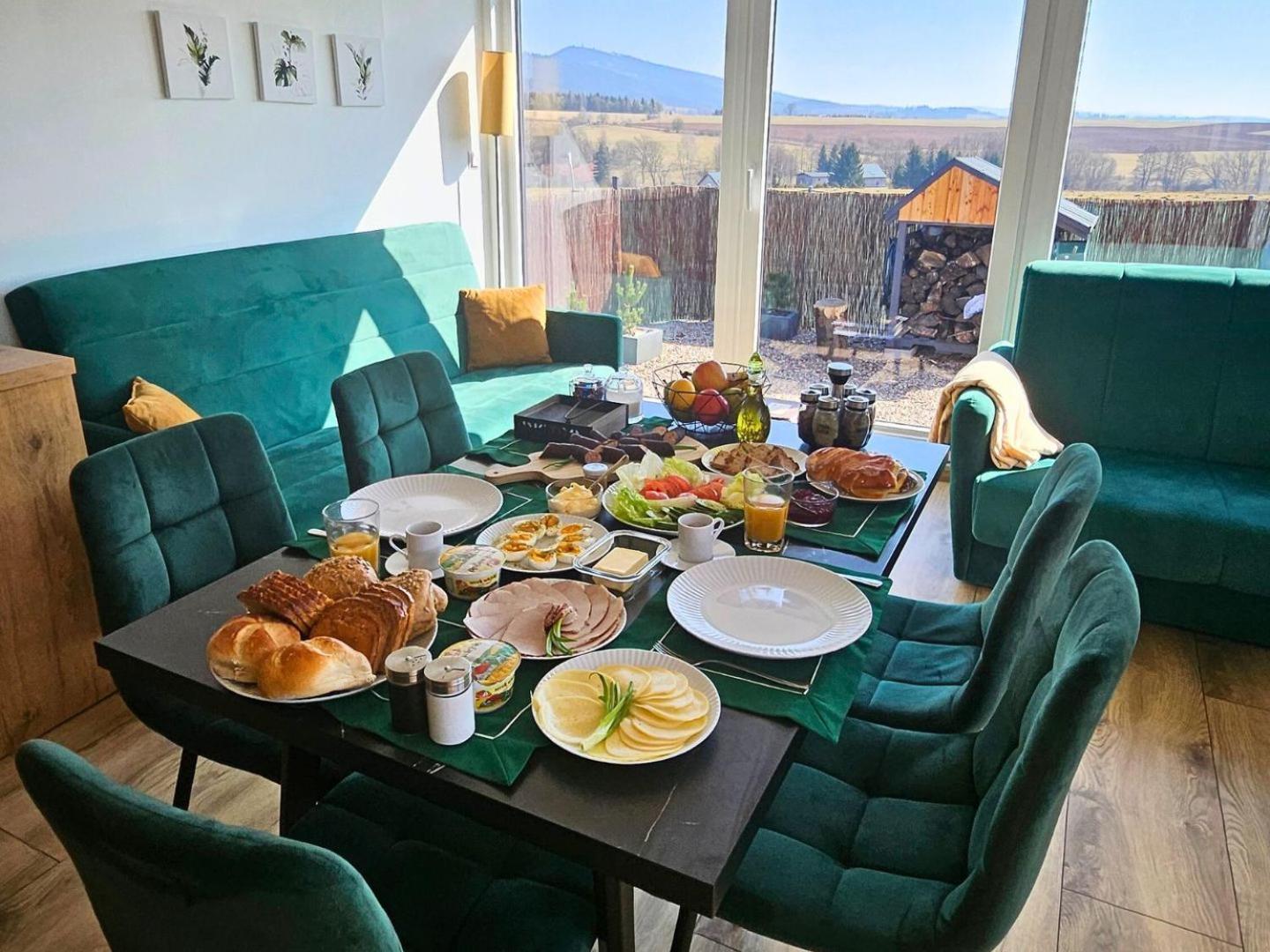 Rajska Polana Domki Premium ,Na Odludziu Z Prywatna Balia Z Jacuzzi I Sauna ,Cisza,Rowery Elektryczne,Gory,Astroprzygoda,- Adrspach, Skalne Miasto, Zamek Ksiaz,Andrzejowka,Karpacz, Sniezka,Janskie Laznie,Pec Mieroszow Esterno foto